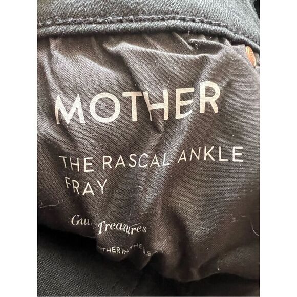 Mother the rascal ankle fray jeans sz 25 - Picture 10 of 13